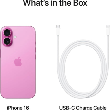 Apple iPhone 16 (256 GB) - Roze