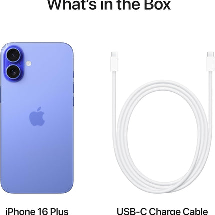 Apple iPhone 16 Plus (128 GB) Smartphone, ultramarijn